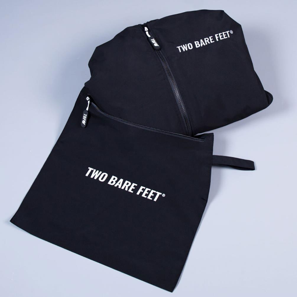 Two Bare Feet Weatherproof Packable Changing Robe & Travel Bag - Black / Raspberry Extra Image 5